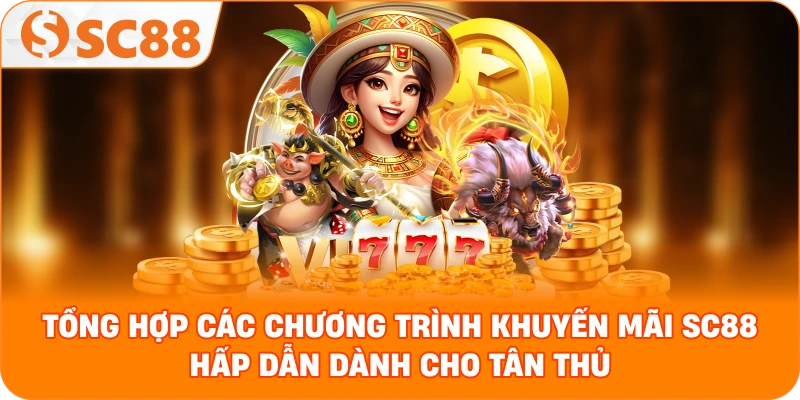 Tổng hợp các chương trình Khuyến Mãi SC88 hấp dẫn dành cho tân thủ.